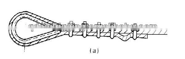 wire rope accessories din1142 cable clip