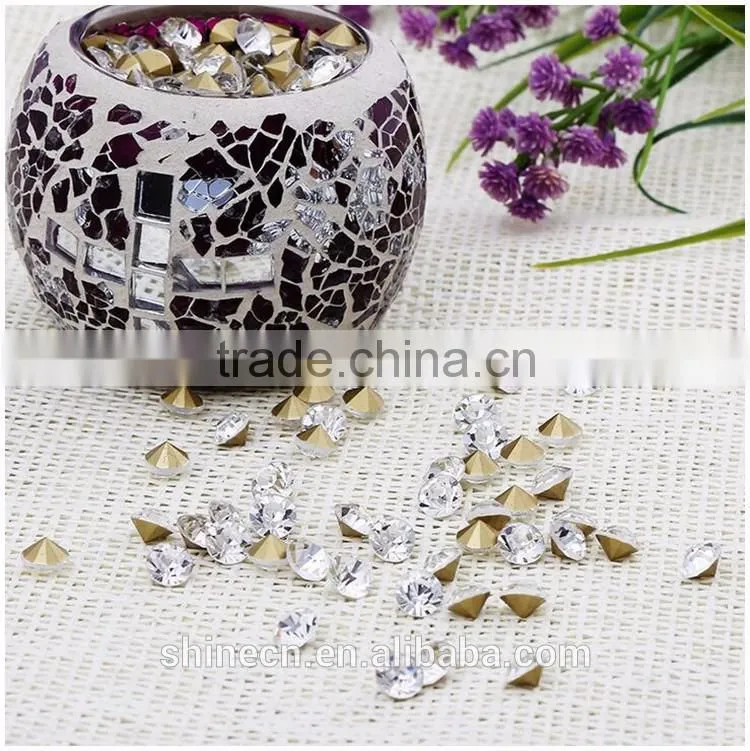 Cheap Crystal AB Color Beads Foiled Chaton colorful Pointback rhinestones