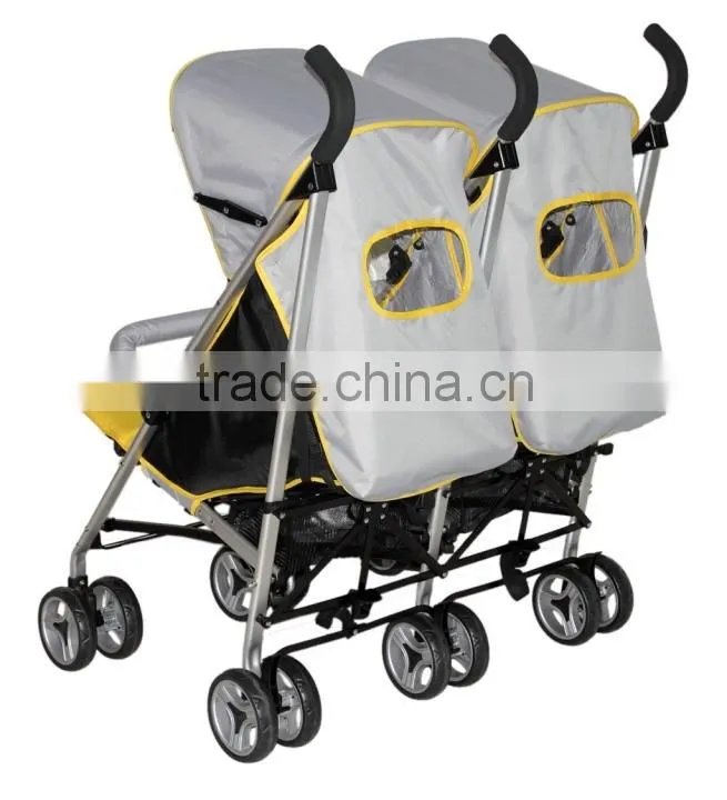 top level baby twin stroller aluminum