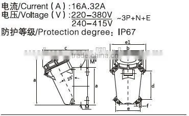WLN1352/WLN1452 Made in china magnetic power plug