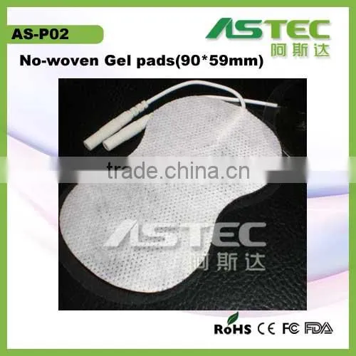 wholesale reusable EMS electrode gel heating pad self adhesive tens electrode pads
