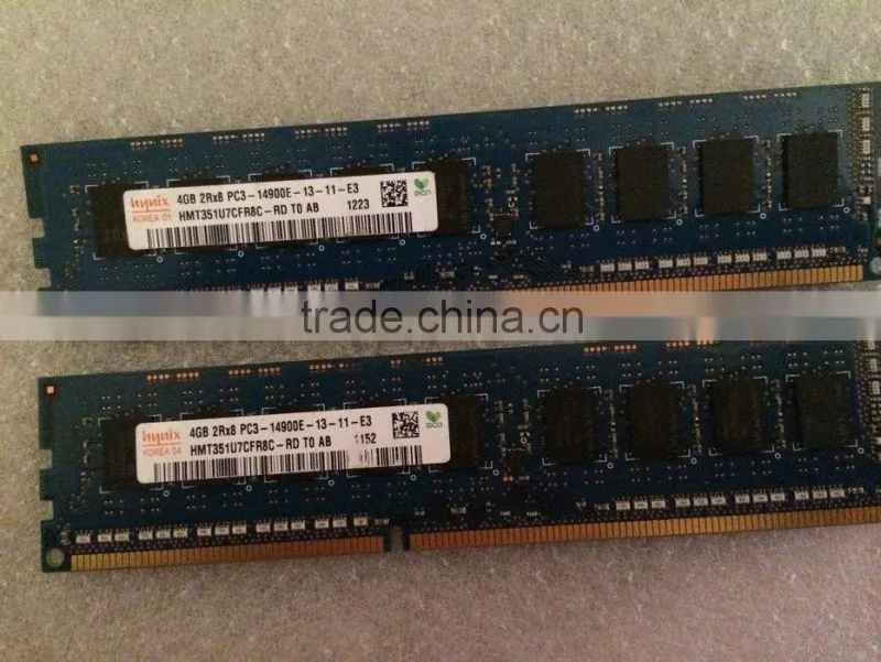 on sales 100% orginal ! 4G PC3-14900 ECC 1866MHZ DDR3 server ram memory