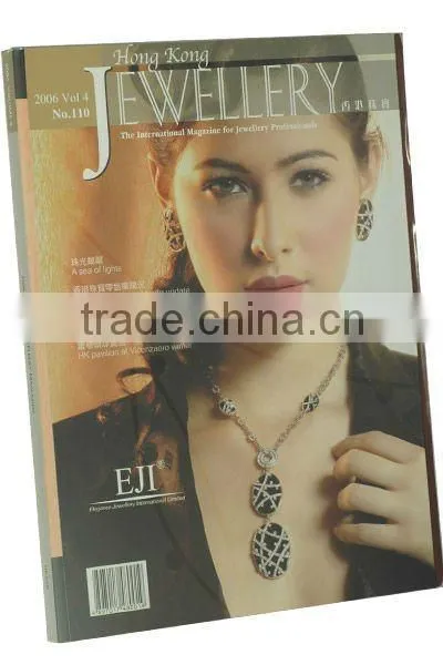 Customized hardcpver magazine printing