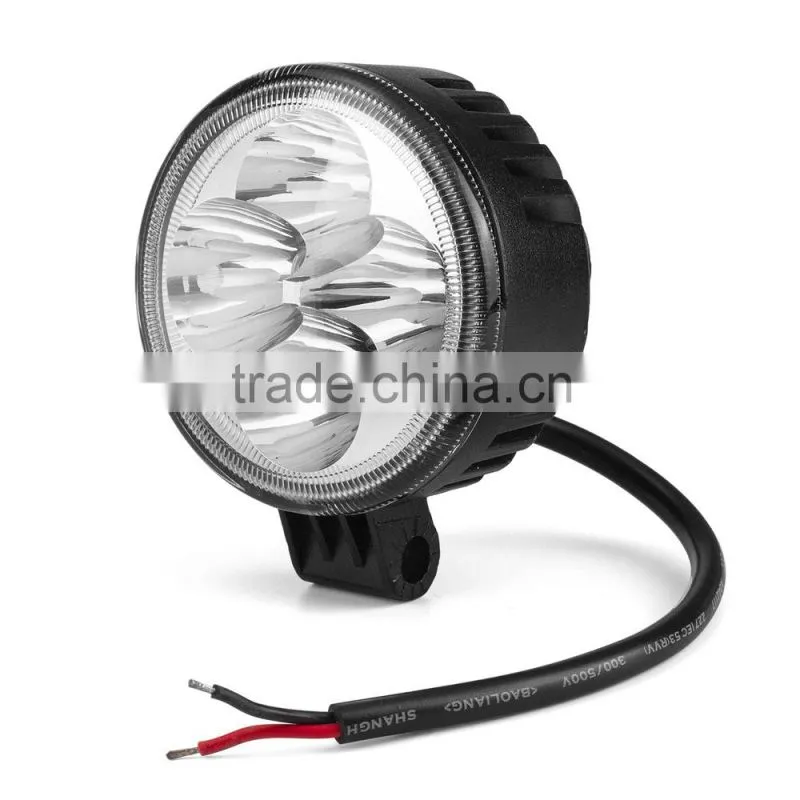 High brightness 12v 24v 3.2 inch auto waterproof led work light 12w