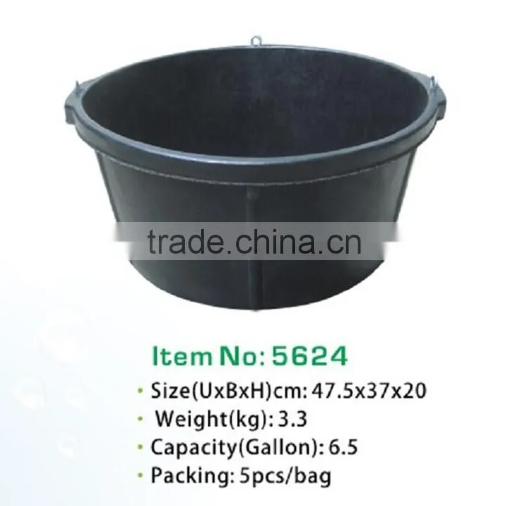 square rubber bucket/rubber container