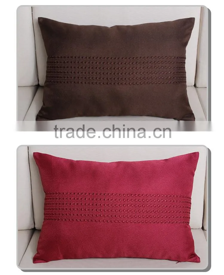 Home decro coustomeized wholesale plain white cushion covers