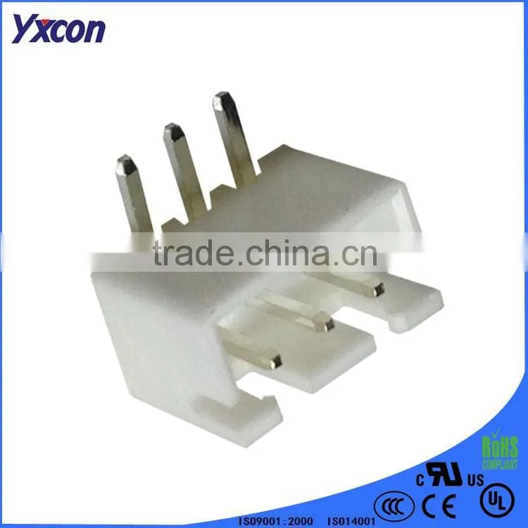 3 pin right angle single row wafer connector