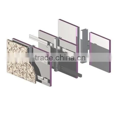 ceramic tiles cladding/aluminum facade systems