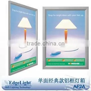 Edgelight AF2A Aluminous frame clip type single side scrolling advertising led light box