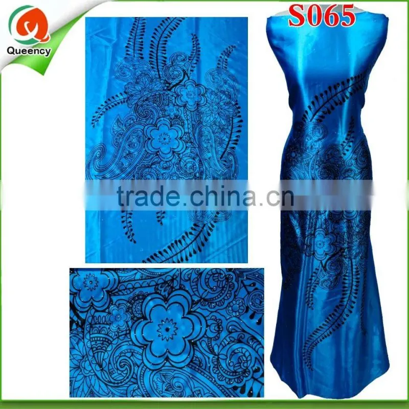 100% Italian silk fashion design beautiful printed silk satin fabric S065