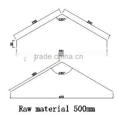 metal roof ridge cap roll forming machine, ridge cap tile roll forming machine
