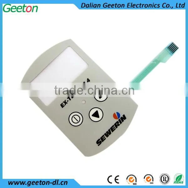 Tactile 17 Keys Membrane Switch With 5 LEDs manufacturer