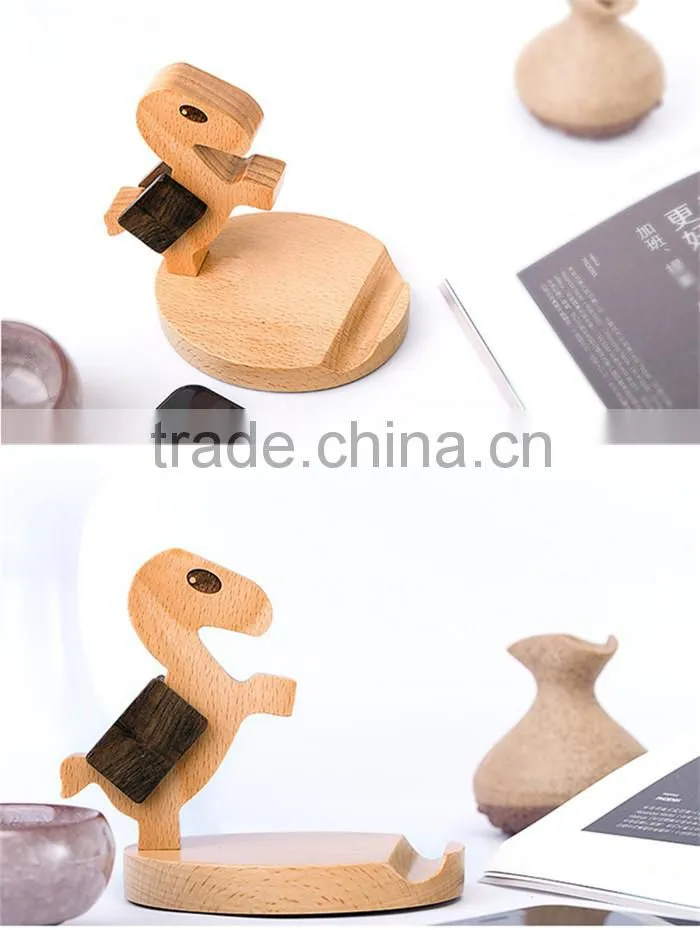 Mobile Phone Wood Stand Holder For iPhone Cute Horse Unique