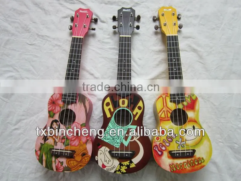 soprano 21 inch lovely ukulele/children guitar