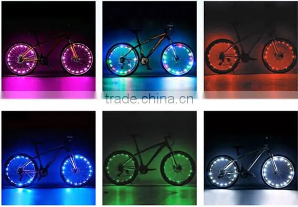 Hot Sale DIY Fashion 216LED Programmble Bike Wheel Light