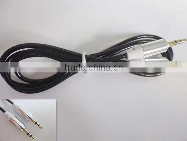 DC3.5 transparent colorful Audio&Video cable with aluminum foil /5 colors