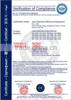 For fabric acrylic laser engraving cutting machine SD-5030