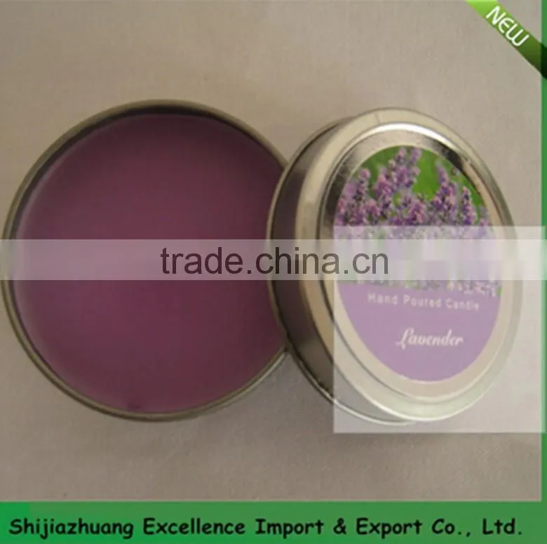 scented candles in tin/ glass candle jar/ jar candle