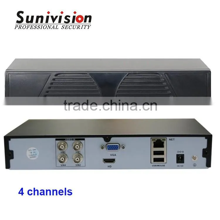 4CH 720P real-time record 1CH 720P real-time playback cctv dvr kit