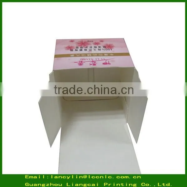 Hight quality hanger paper box,skin care paper box,essential oil paper box