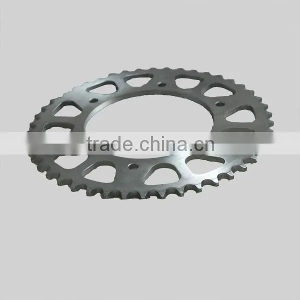 China Big dirt bike motorcycle chain sprocket