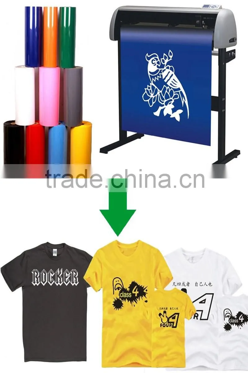 eco solvent printable dark color soccer t-shirts vinyl flex , transfer film