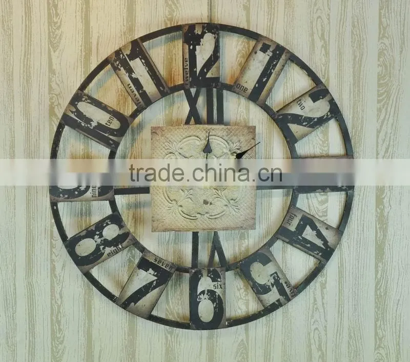 Decorative antique style ornamental wall clocks