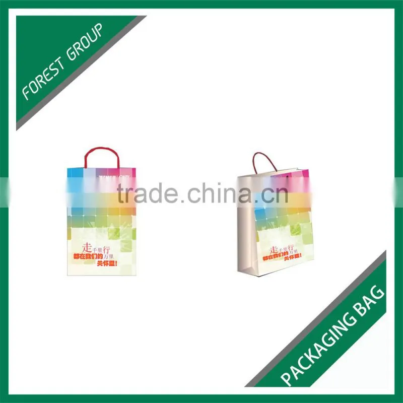 PLAIN WHITE PAPER BAGS FOR BOOKS PACKAGING WITH CUSTOM LOGO AND PRINTING