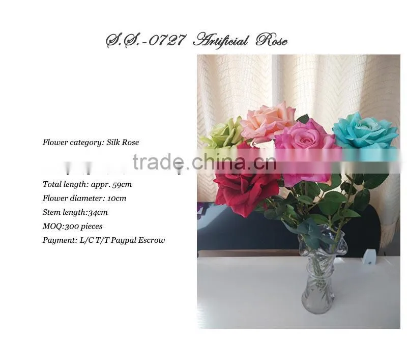 wholesale silk rose wedding decoration centerpieces