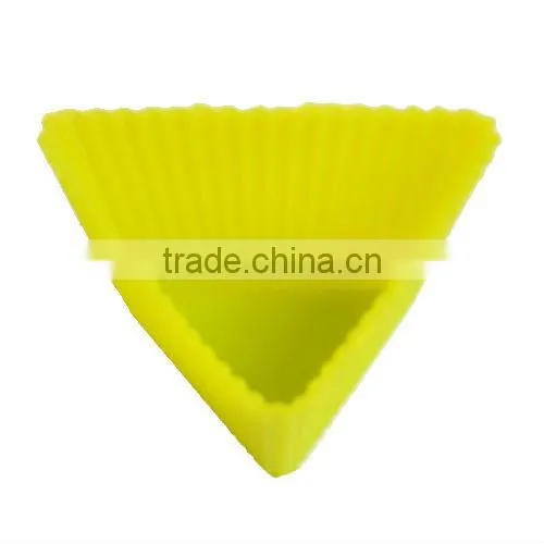 triangle shaped silicone cake mould bakeware/kitchenware