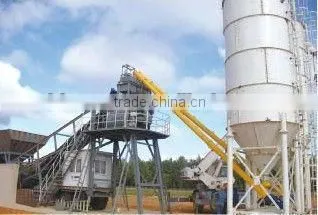2014 hot sale trailer type mobile Concrete Bacthing Plant