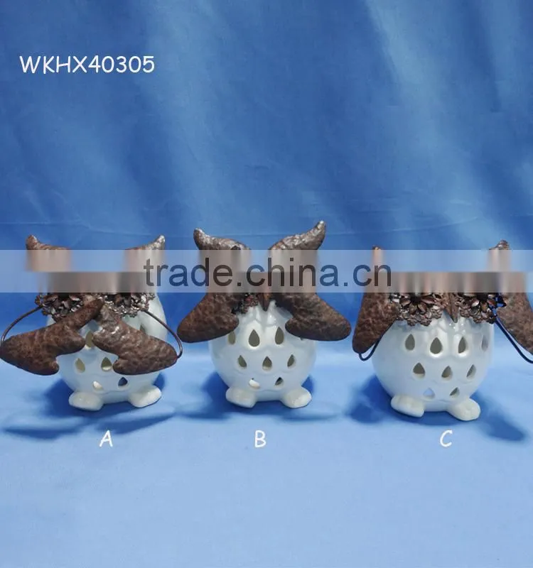 Candy holder for kids decoration white owl for sale