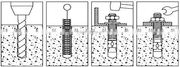 Steel concrete lifting anchor