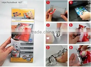 Inkjet Pocket DIY Photo Album 4:3 Size (Family Gift)