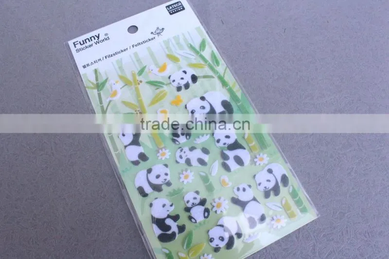 Custom 3D Felt Fabric Sticker