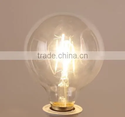 360 degree vintaged CE ROHS 2W 4W globe G95 led bulb 2700K 2 years warranty