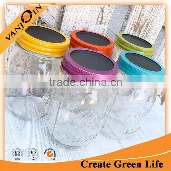 70mm Black Writing Lids For Mason Jar Cheap Price