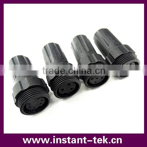 INST XS 9pin metal srcew waterproof airplug connector