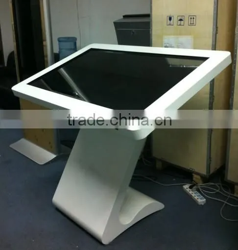 Viewing Angle Adjustable Landscape Touch Screen Information Interactive Kiosk