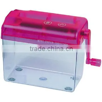 Manual paper shredder office use