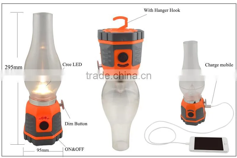 3w Rechargeable LED Lamp for Camping