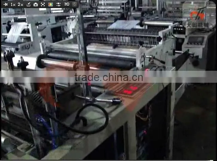 DT plastic bag making machine