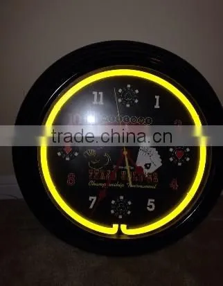 Promotional Neon Wall Clock Factory