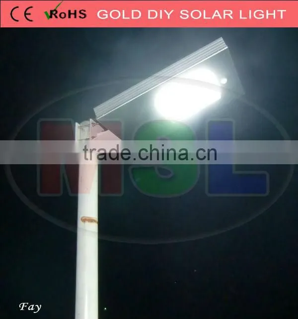 New Powerful 1800lm Integrated All In One Solar LED Street Light With Motion Sensor Price Manufacturer