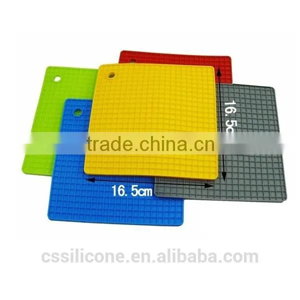 tableware heatproof nonslip silicone cup mat in high quality