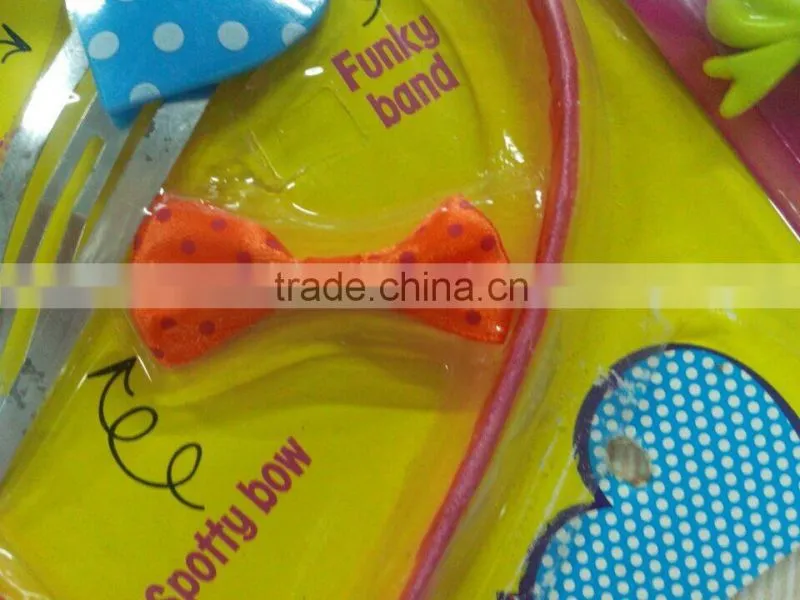Cute girls ribbon headband,hair clips,hairbands set for sale