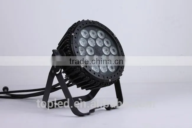 Excellent Color Mixing 18*Tri-3W RGB LED Par Light Party Disco Light