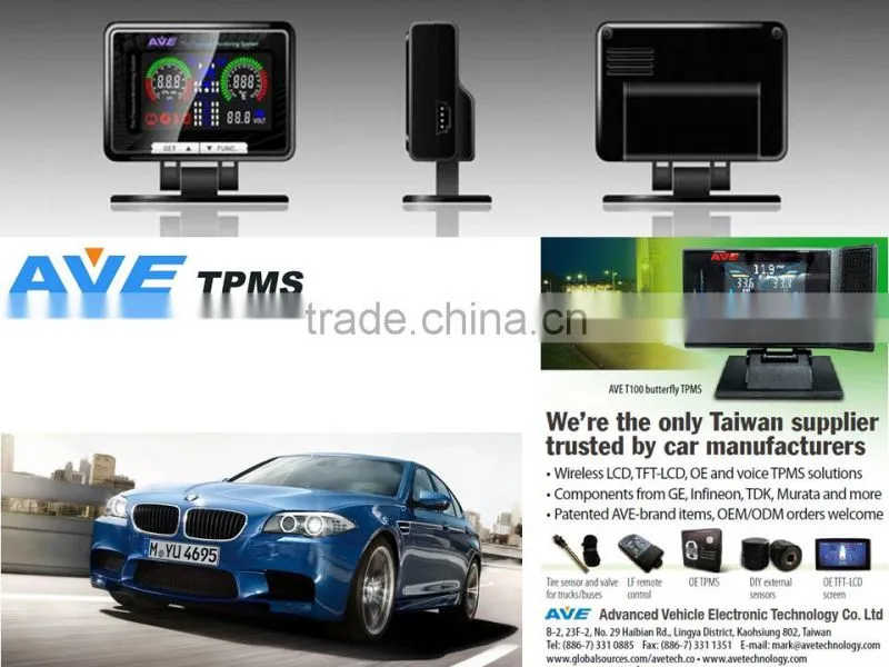 Quality Product Car Accessary AVE T100-SERIES Tire Pressure Mnitoring System TPMS for BMW M5 F10