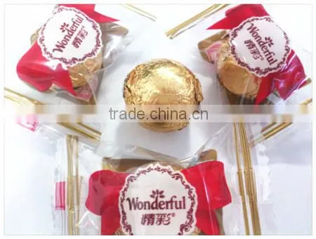 Wonderful hazelnut chocolate with gold ball
