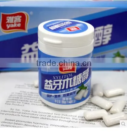 56g Yiya chewing gum with vitamin C